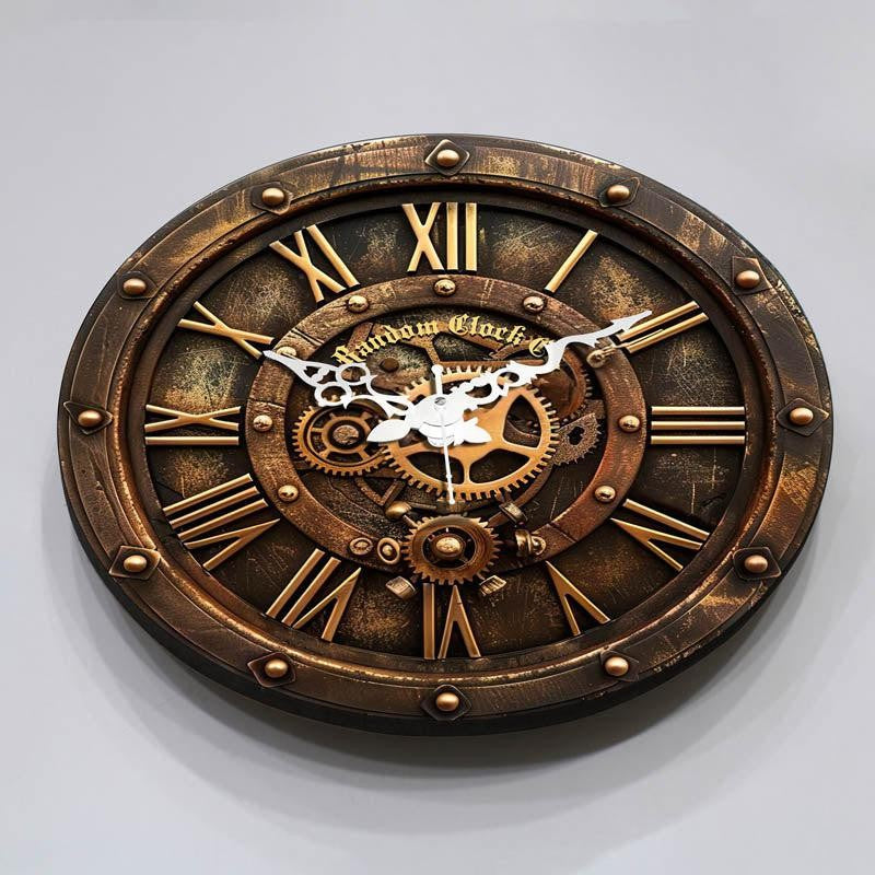 Kaiya Retro 3D Printed MDF Wall Clock media 7