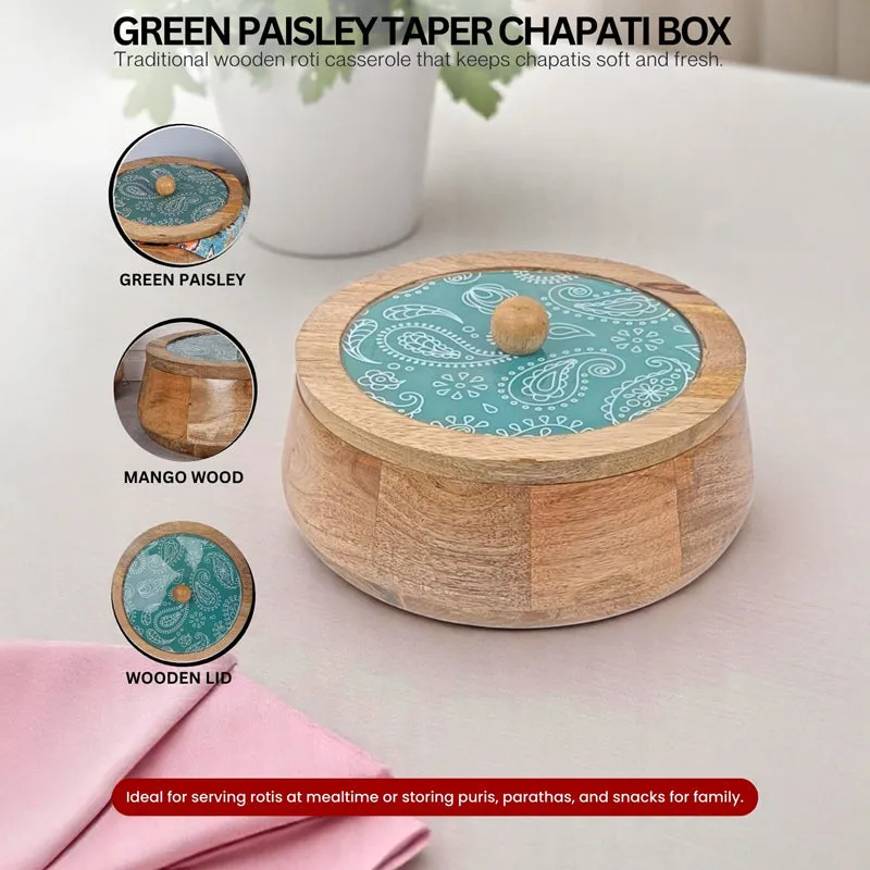 Rasva II Wood Roti Box - Teal media 6