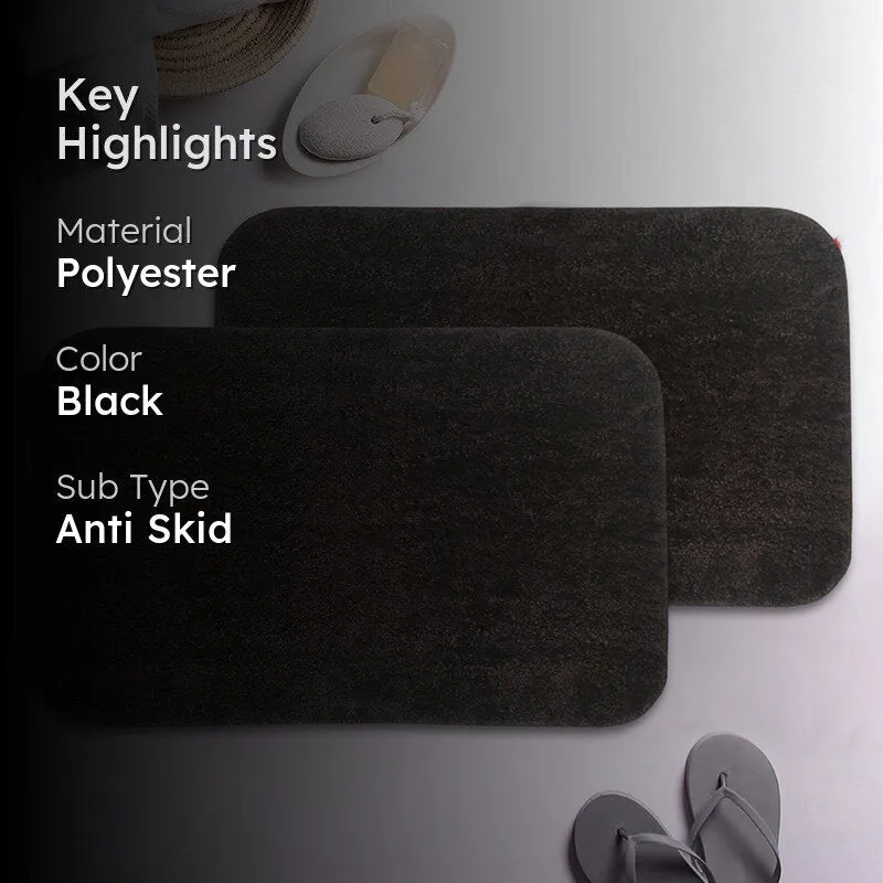 Ambrose Bath Mat (Black) - Set Of Two media 2