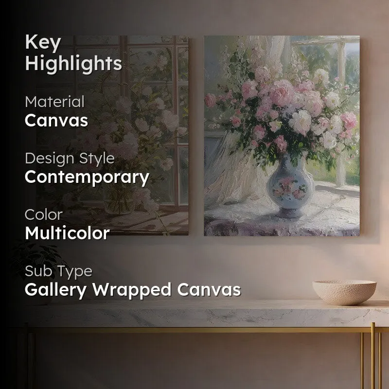 Bloom Haven Canvas Wall Art - Set of Two media 2