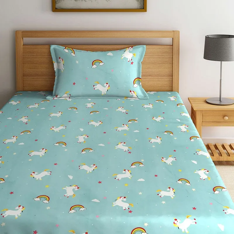 Unicorn kids Bedsheet - 140 GSM media 3