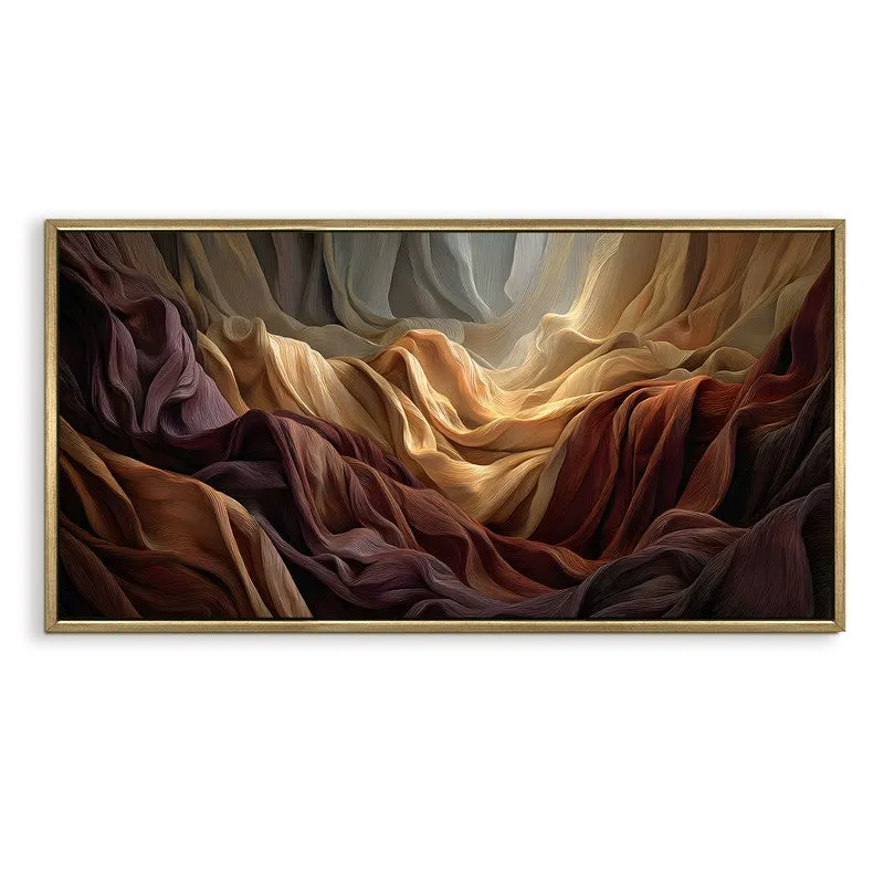 Golden Pulse Canvas Wall Art media 3