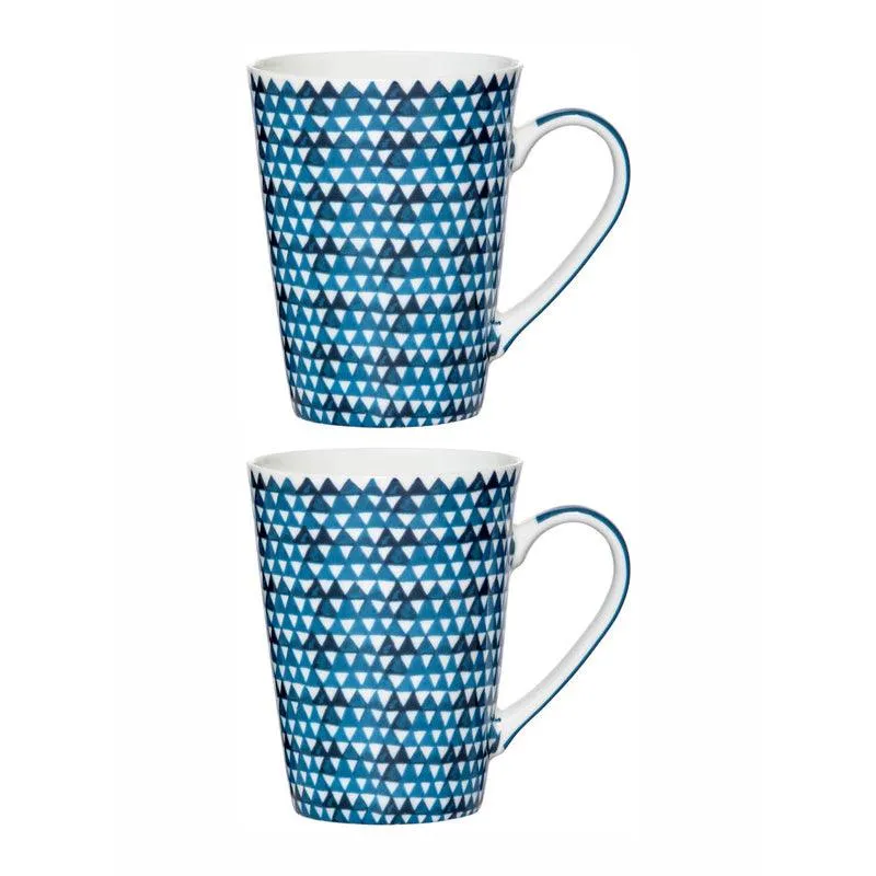 Avena Bone China Coffee Mug (360 mL Each) - Set of Two media 3