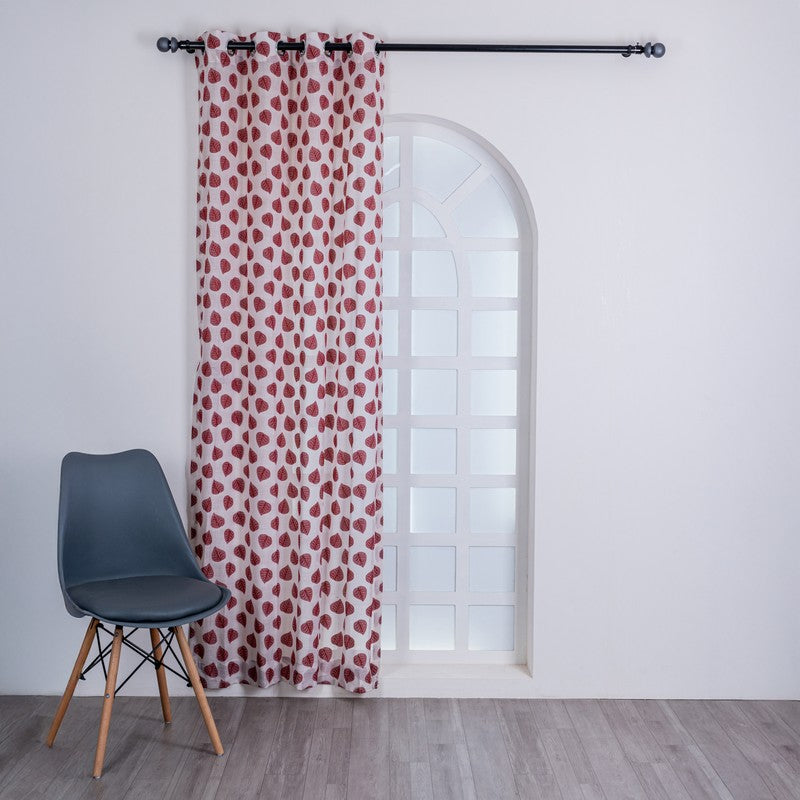 Zyflora Elegant Floral Curtain - Set Of Two media 4