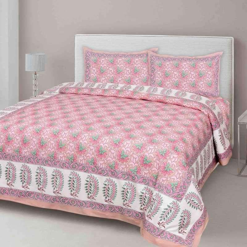 Aashi Ethnic Cotton Bedsheet - 210 TC media 4