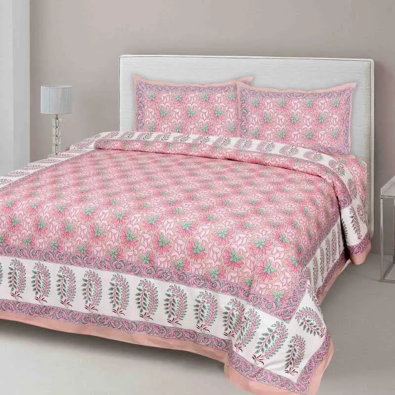 Aashi Ethnic Cotton Bedsheet - 210 TC media 4