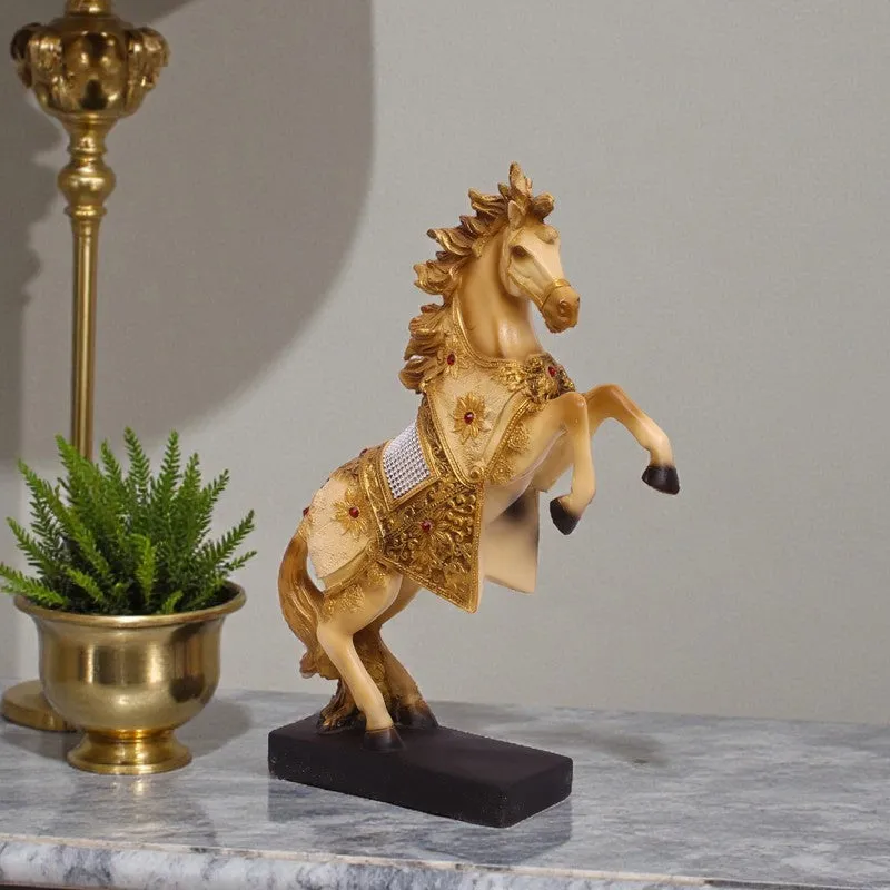 Regal Horse Polyresin Showpiece (15 inches) media 1