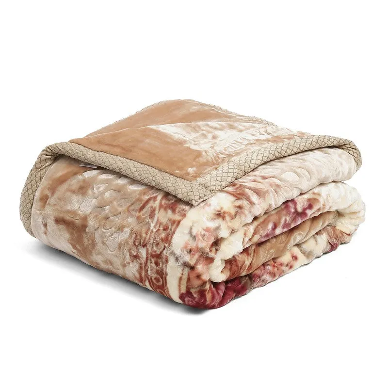 Monte Carlo Floral Serenity Blanket - 850 GSM media 6