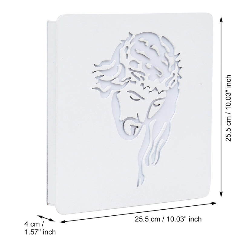 Jesus Christ LED Wooden Wall Lamp media 6