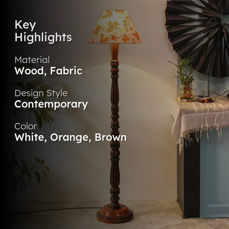 Ibis Tira Vintage Wooden Floor Lamp media 2