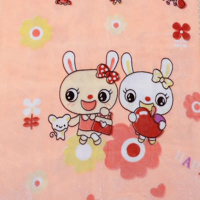 Monte Carlo Bunny Bliss Blanket (Peach) - 550 GSM media 5