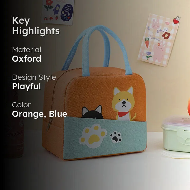 Peek-a-Meow Oxford Lunch Bag media 2