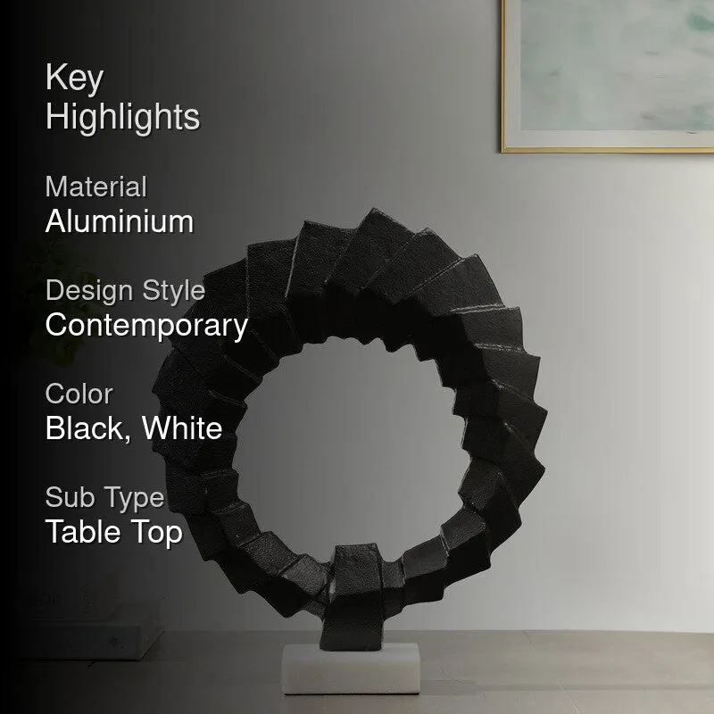Shadow Wheel Aluminium Showpiece - Black media 2