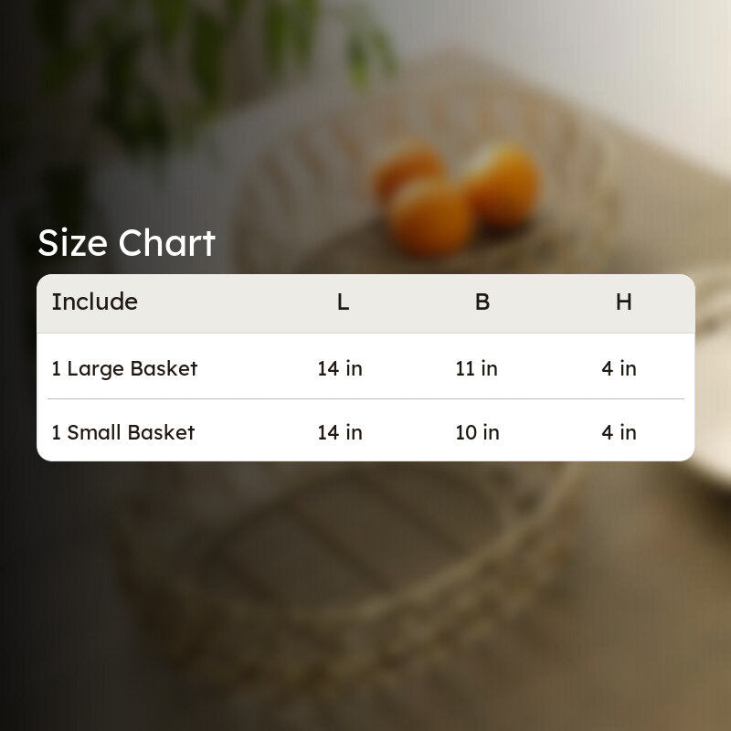 Lusia Fruit Basket (Gold) - Set Of Two media 5