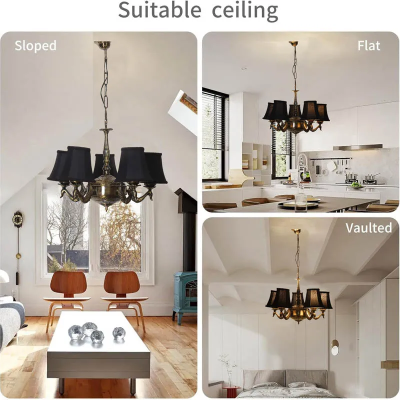 Ojas Conical Golden Antique Ceiling Lamp media 5