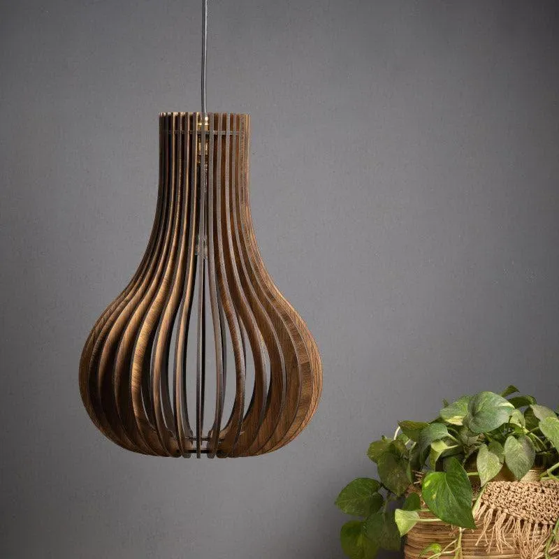 Kana Wooden Ceiling Lamp media 3