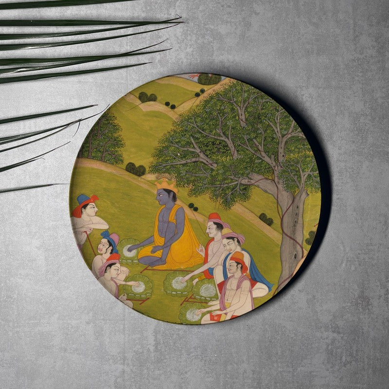 Pastoral Harmony Wall Plates - Set Of Five media 6