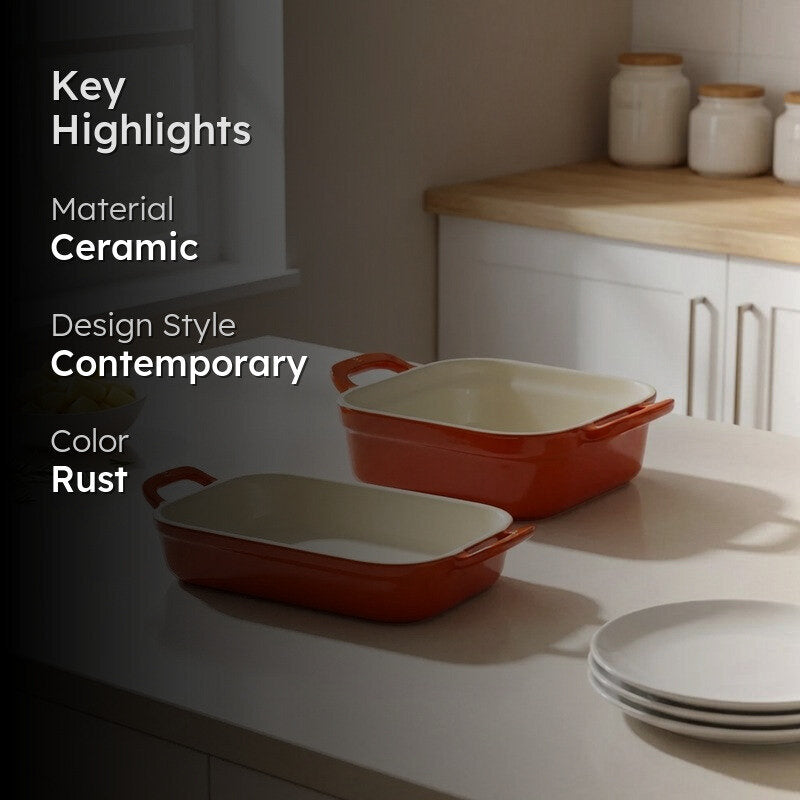 Cumin Co Ceramic Baking Trays - Red media 2