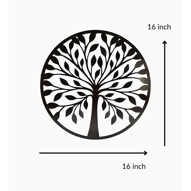 Tree Of Truth Black Iron Wall Accent media 5