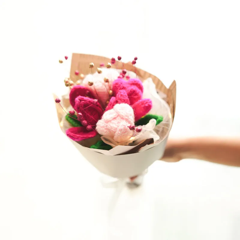 Knot & Petal II Crochet Flowers Bouquet media 6