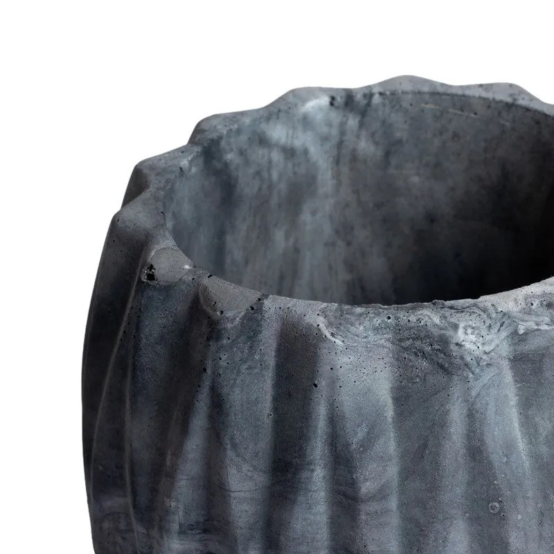 Drovo Round Planter - Grey media 6