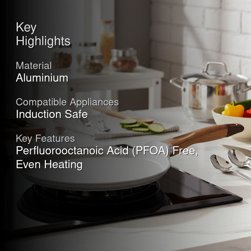 Bergner Nano Sear Induction Safe Non-Stick Dosa Tawa - 30 cm media 2