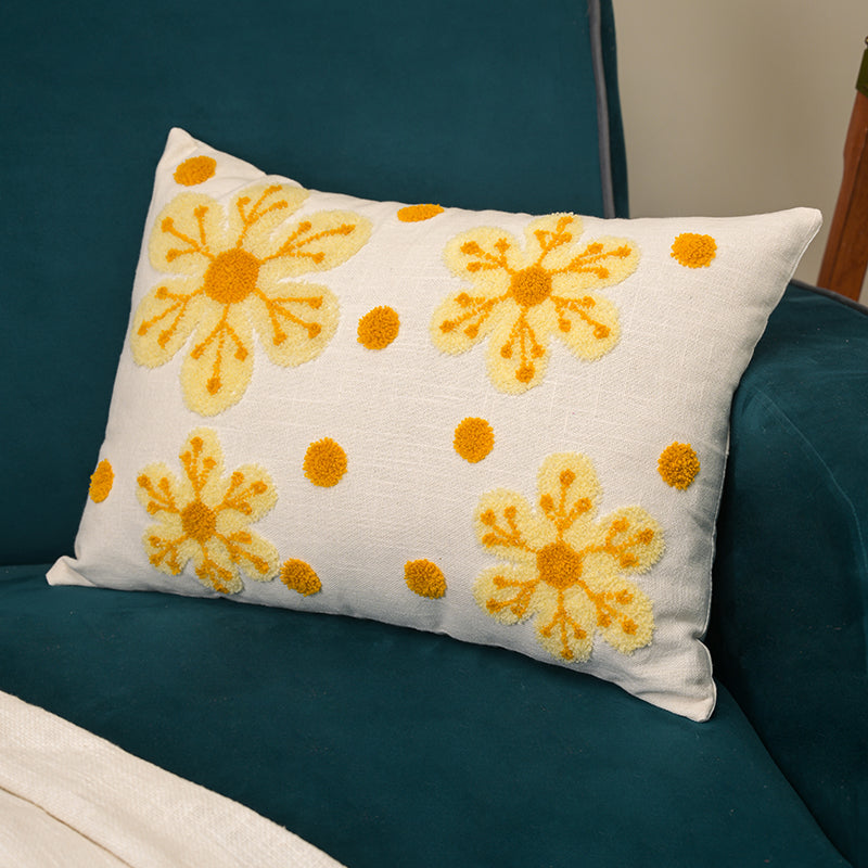 Sun Weave Embroidered Cushion Cover media 4