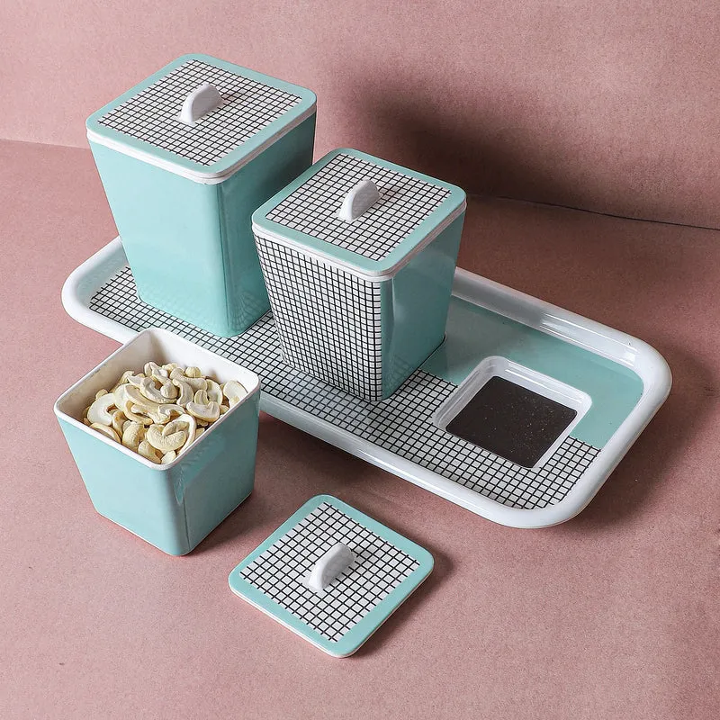 Aksa Condiment Container With Tray (450 mL/750 mL/1140 mL) - Four Piece Set media 1