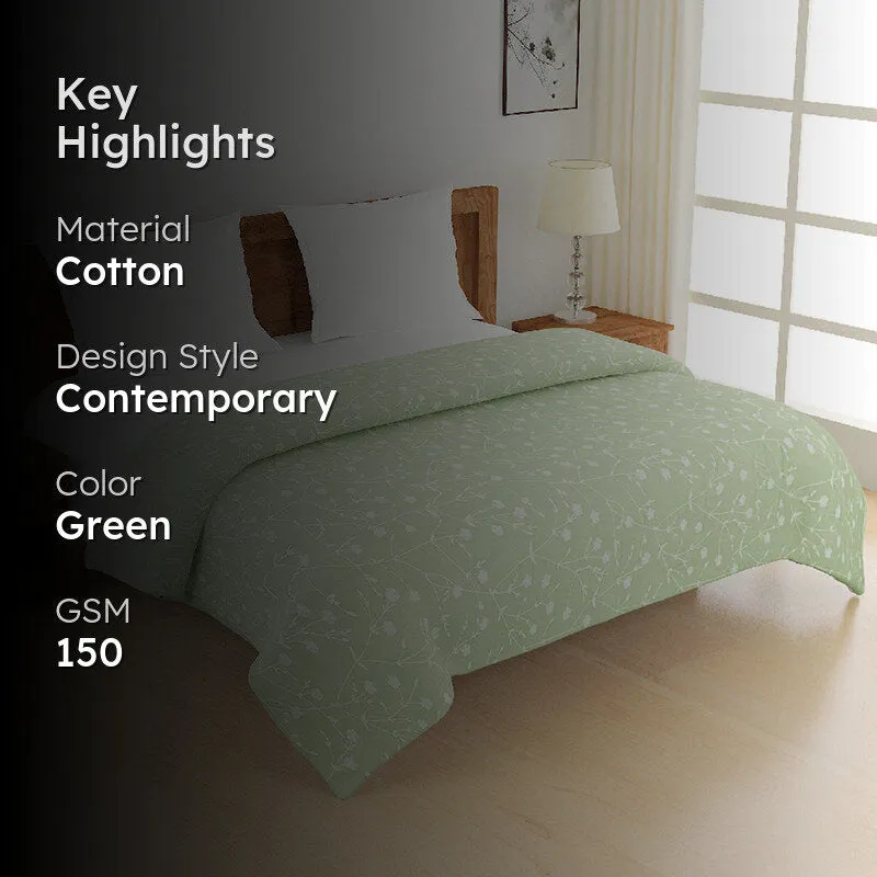 Swayam Myra Floral Cotton Comforter - 150 GSM media 2