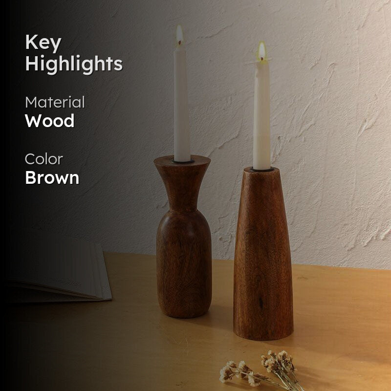 Deomali Candle Stand - Set Of Two media 2