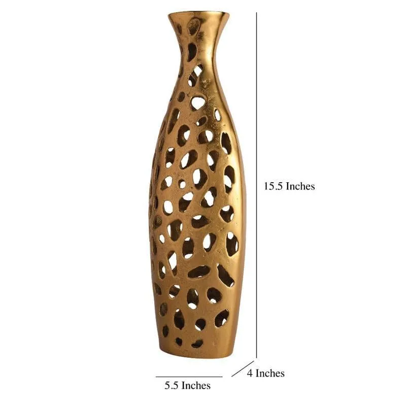 Cleome Charm Vase (Big) - Gold media 4