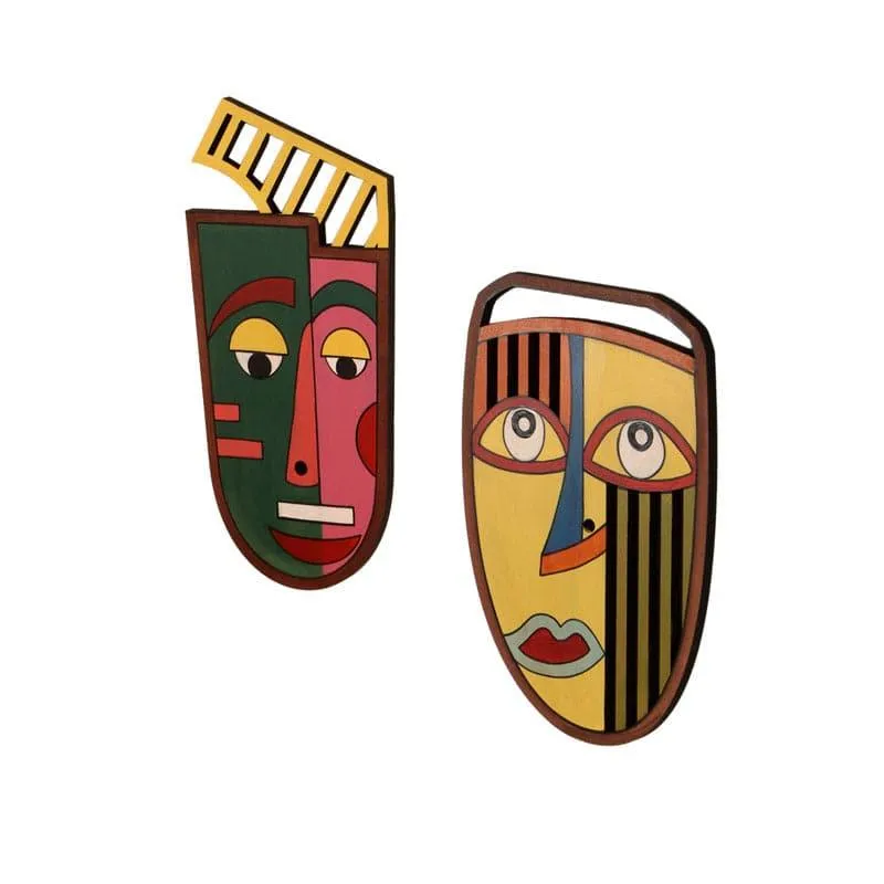 Comic Charm Wooden Wall Accent - Set Of Two media 3
