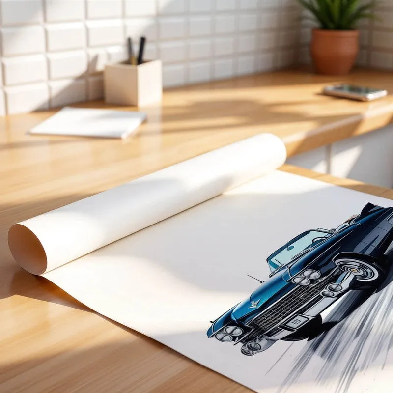 Midnight Cruiser Wall Poster - Blue media 4