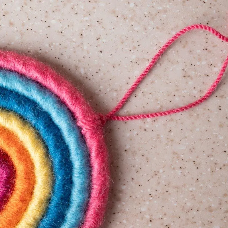 Rainbow Roll Woolen Wall Accent media 4
