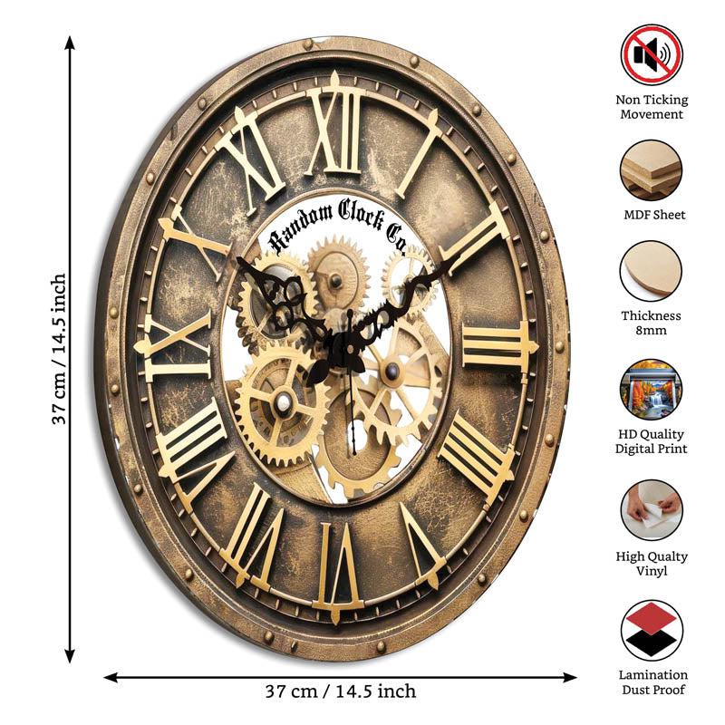 Liora Mech 3D Printed MDF Wall Clock media 5