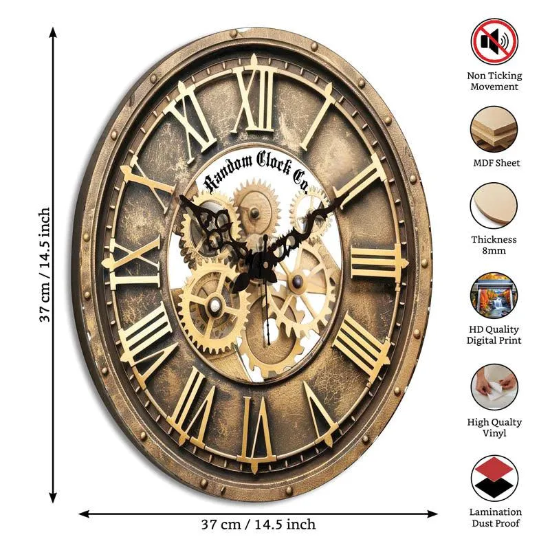 Liora Mech 3D Printed MDF Wall Clock media 5
