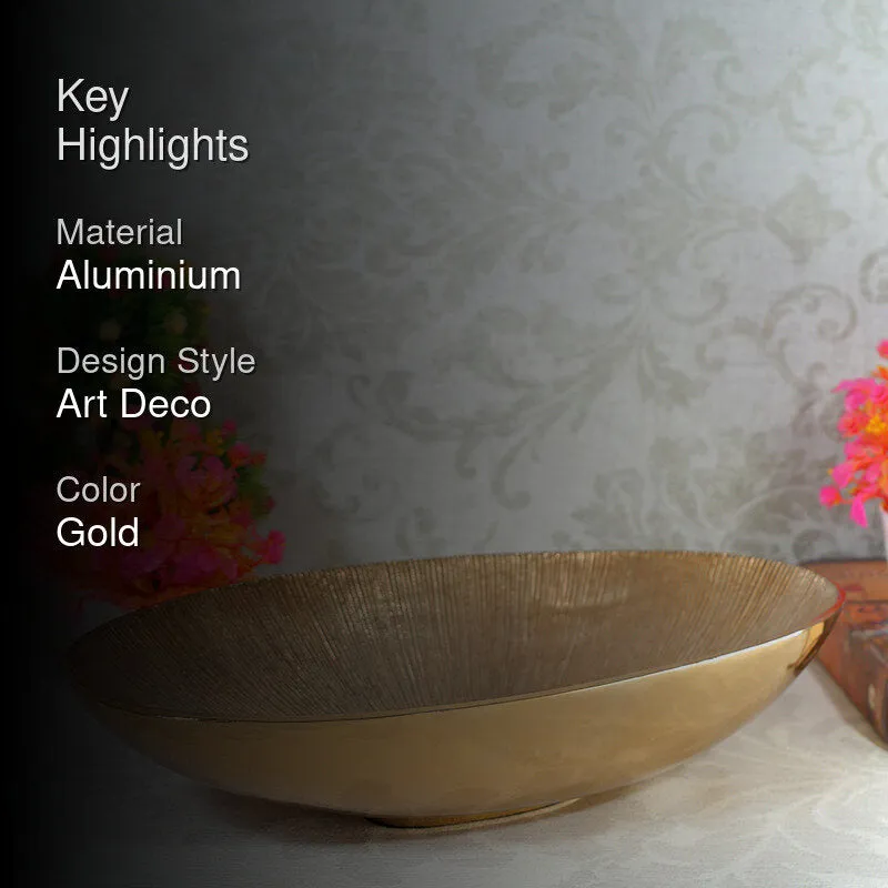 Dawsey Accent Bowl - Gold media 2