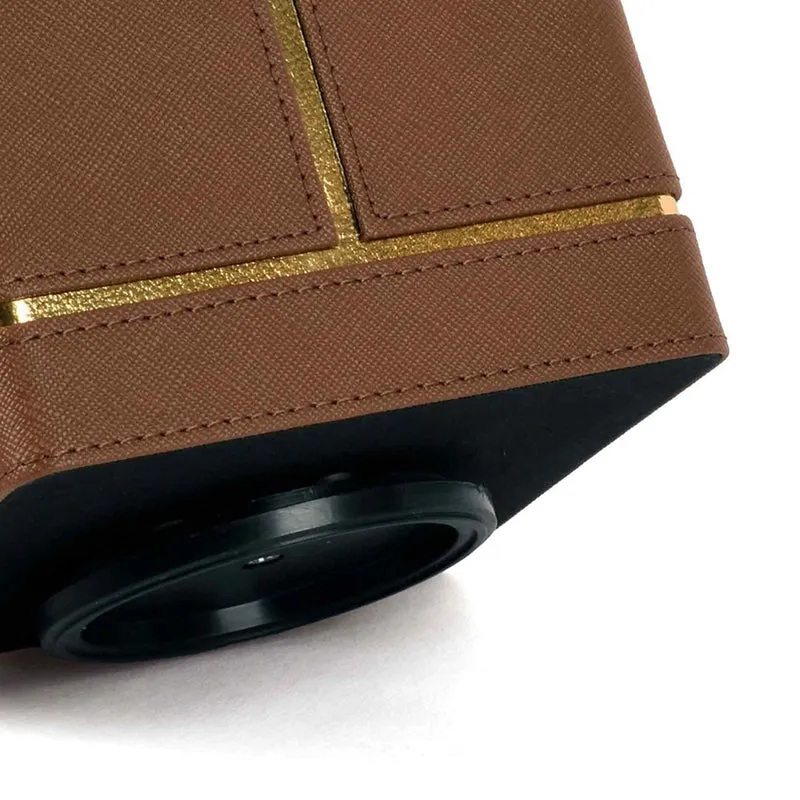 Ceastra Faux Leather Desk Organizer - Brown media 9