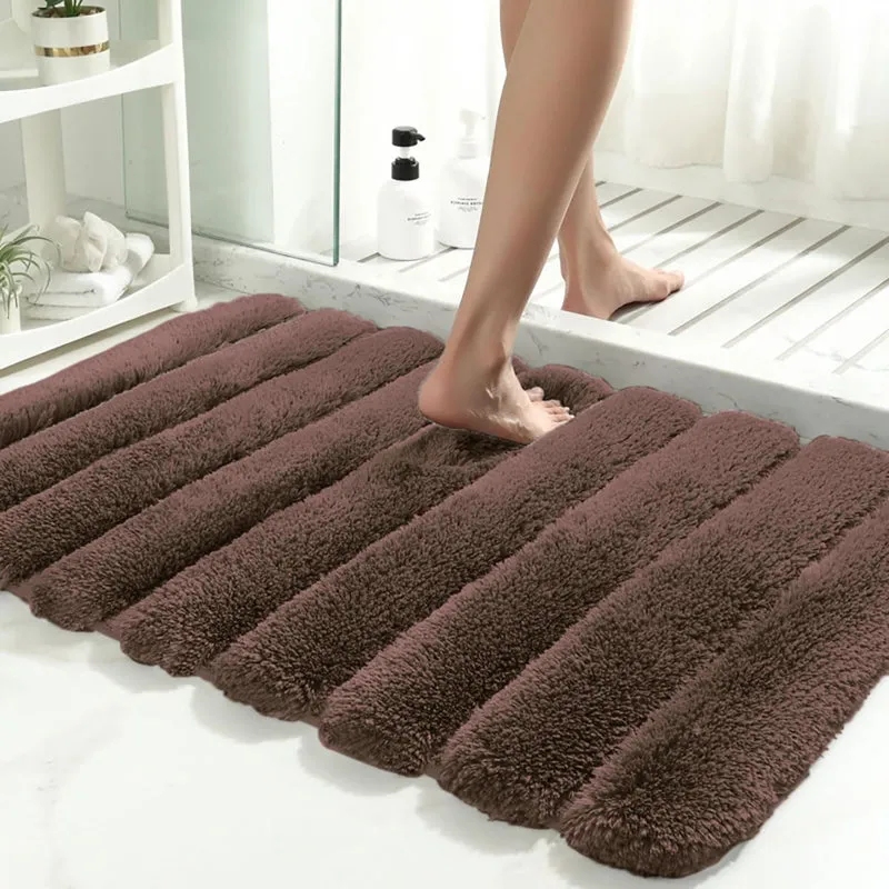 Toronto Touch Microfiber Bath Mat - Brown media 3