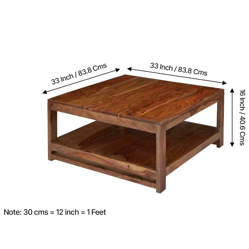 Erixon Sheesham Wooden Center Table - Brown media 11