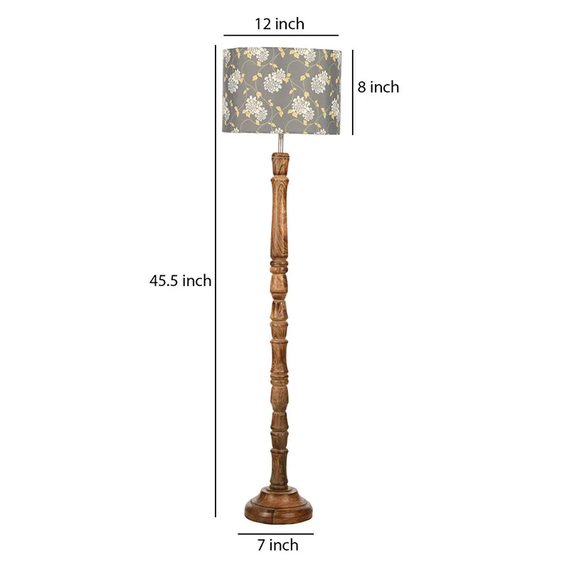 Etcho Grey Floor Lamp media 5