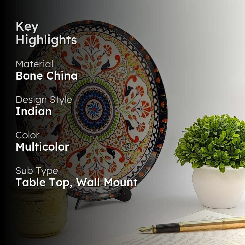 Turkish Fervor Bone China Decorative Plate media 2