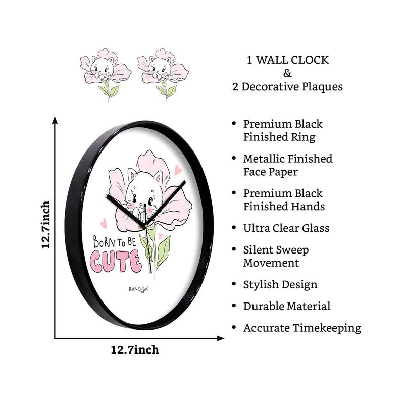 Kittyvora Wall Clock media 10