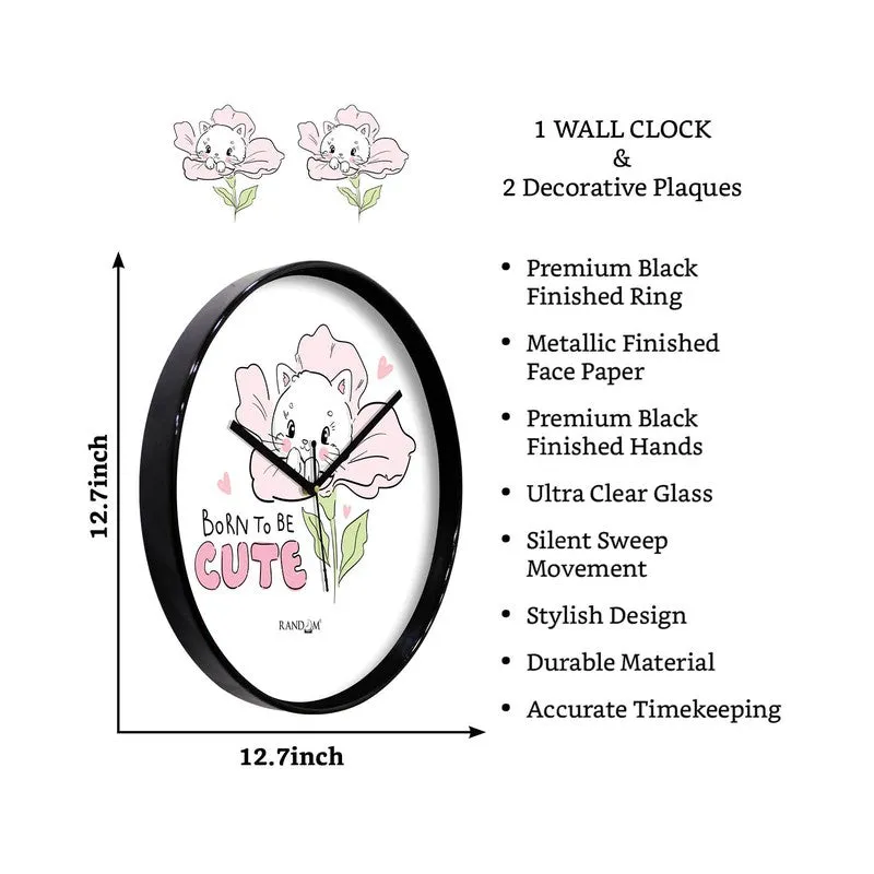 Kittyvora Wall Clock media 10