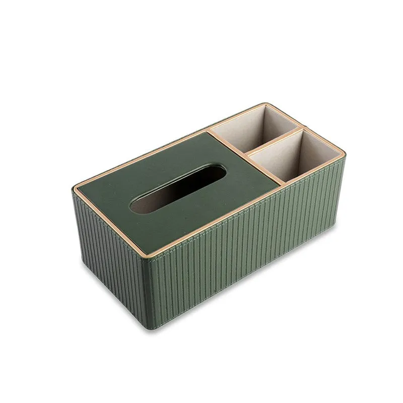 AarviDecor PureForm Faux Leather Tissue Holder media 5