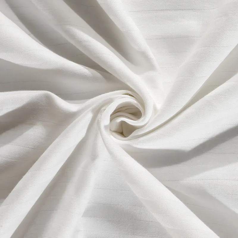 Onyx Stripes Bedsheet (White) - 150 GSM media 4