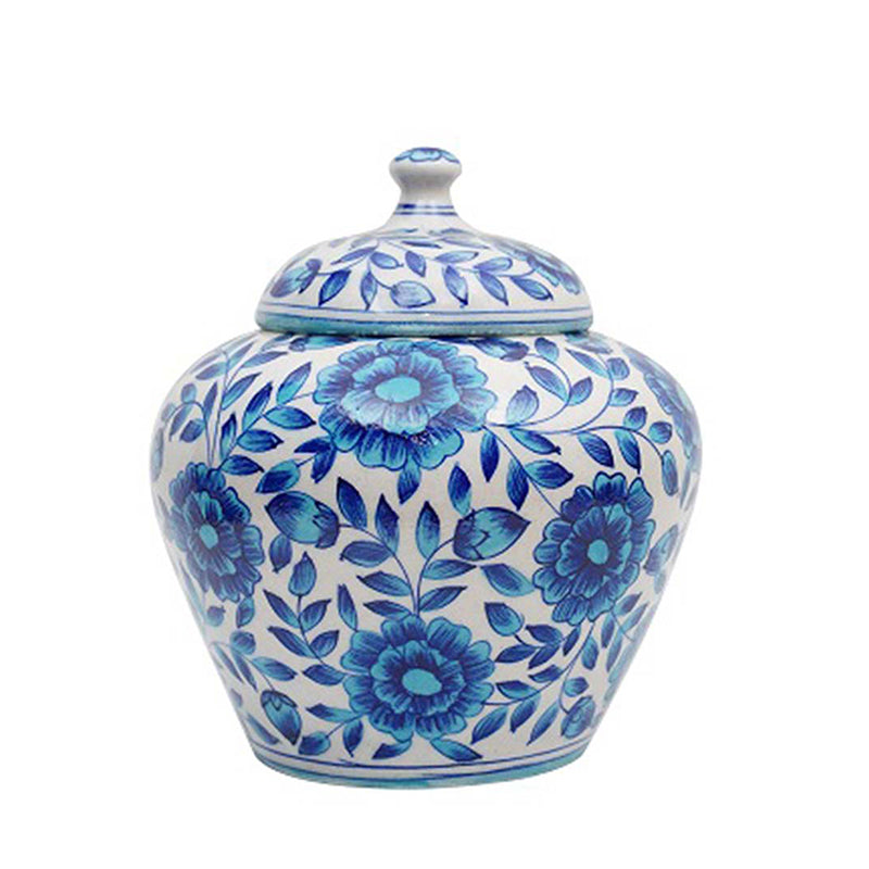 Blue Prima Handpainted Vase media 3