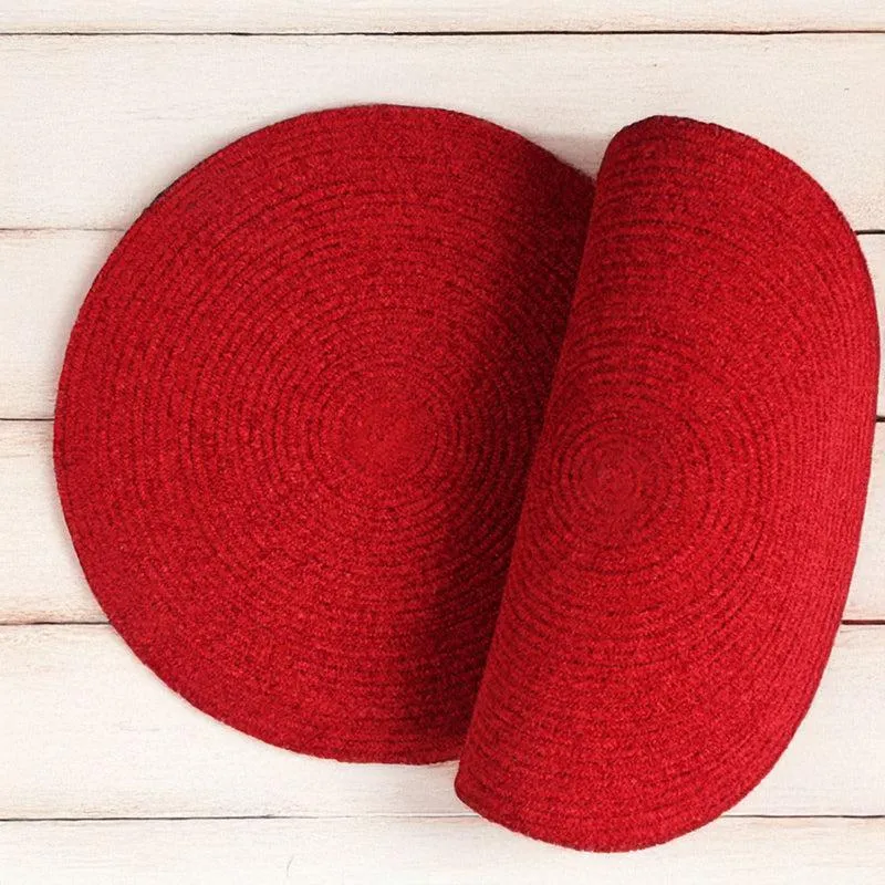 Circular Charm Polyester Table Mat - Set Of Two media 1
