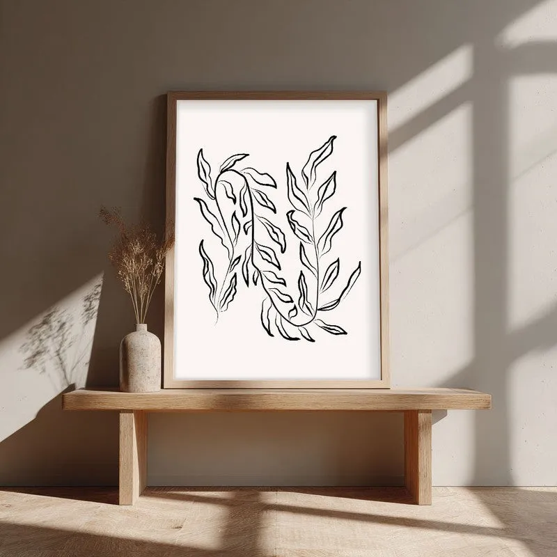 Everleaf Canvas Wall Painting With Brown Frame media 4