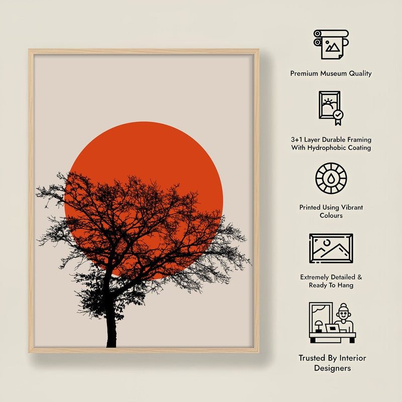Enchanted Echoescape Archival Canvas Wall Art - Natural Brown Frame media 8